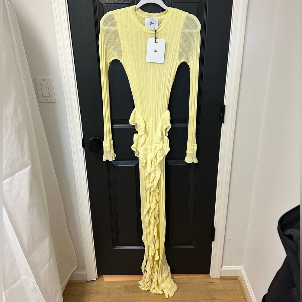 Yellow the Label - Presley Knit Dress - Butter - Size Small - new w/ tags